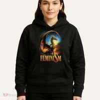 Feminism Dragon Fantasy Hoodie thumb 5