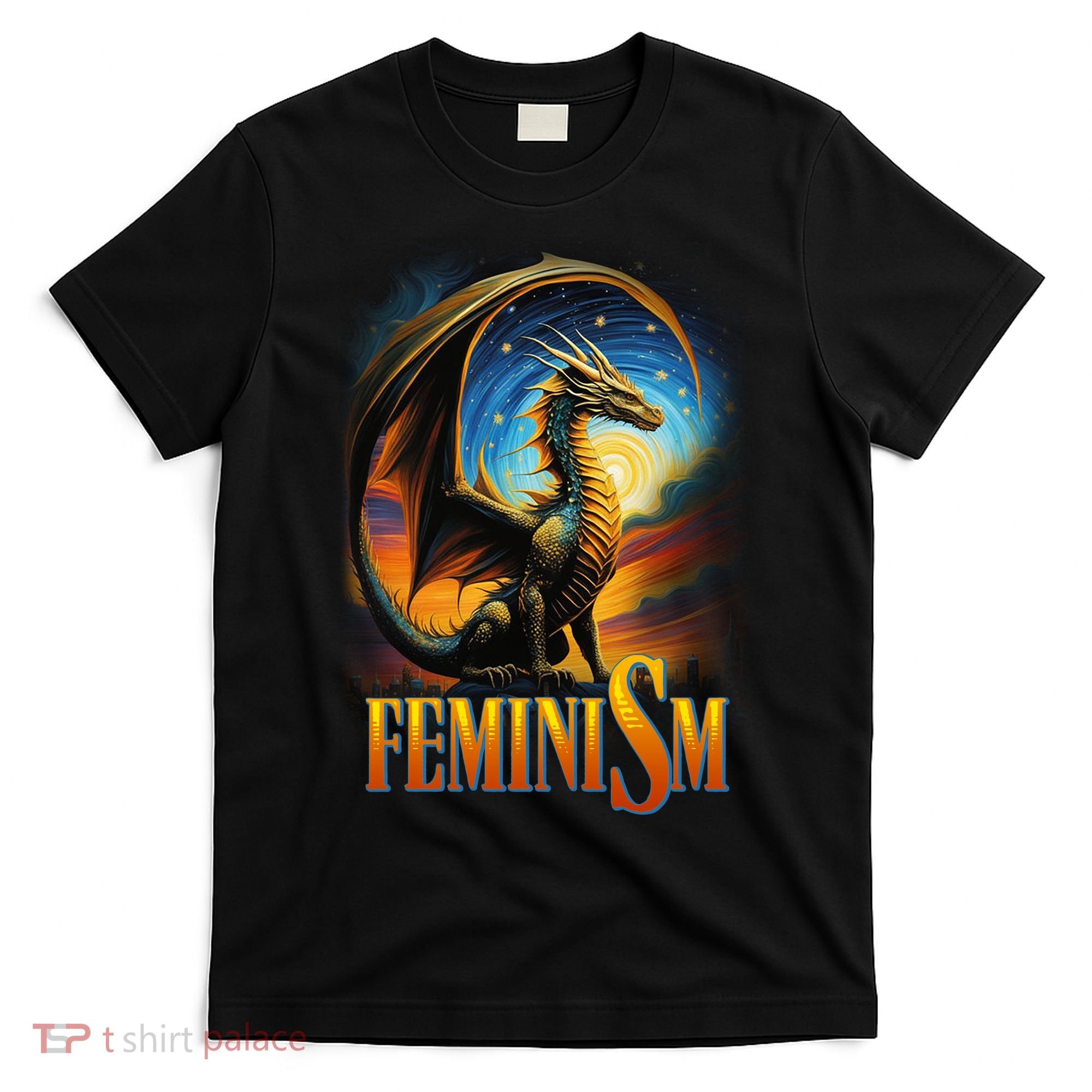 Feminism Dragon Fantasy T-Shirt