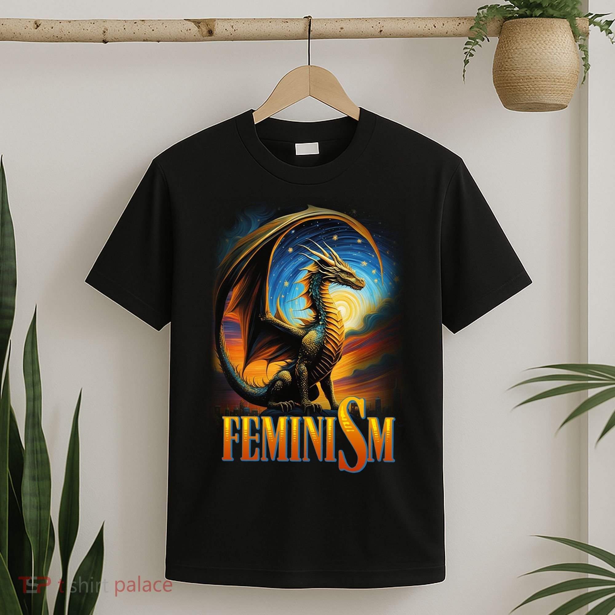 Feminism Dragon Fantasy T-Shirt