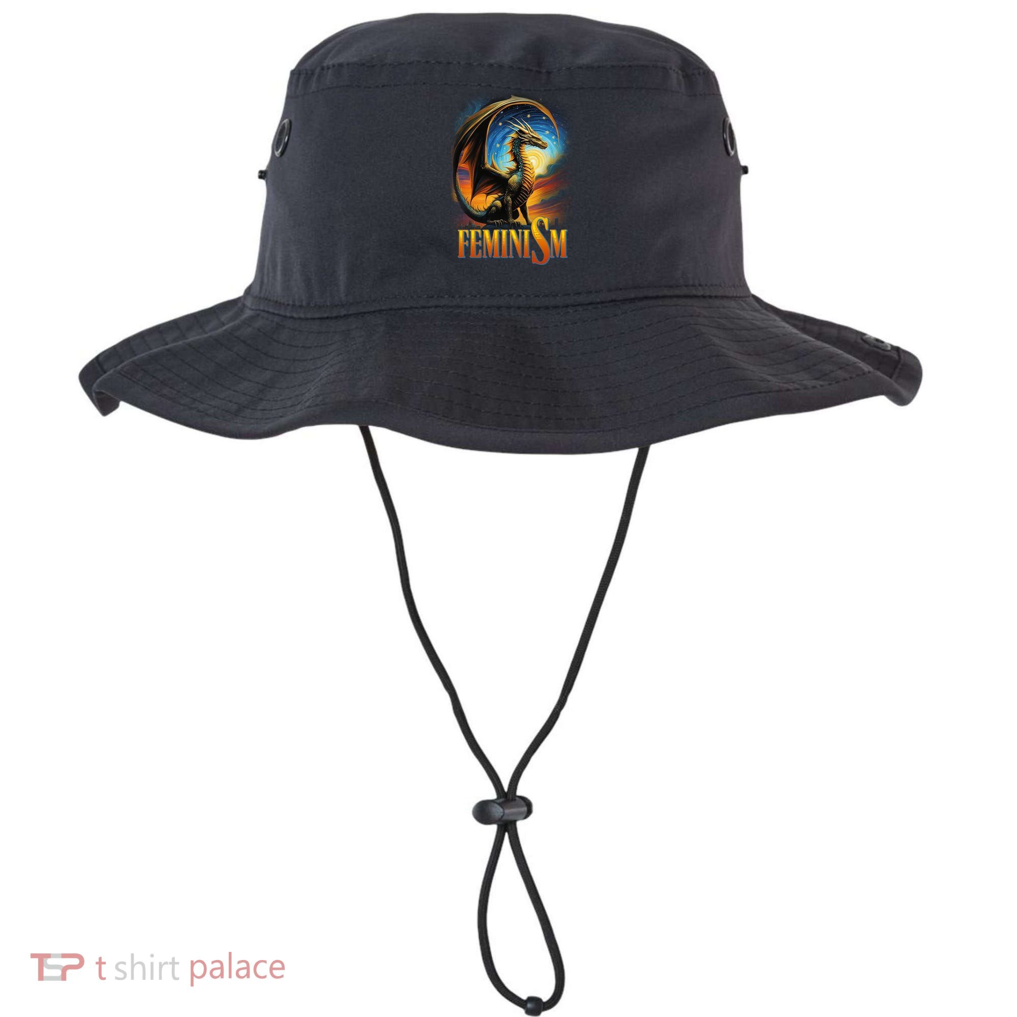 Feminism Dragon Fantasy Bucket Hat
