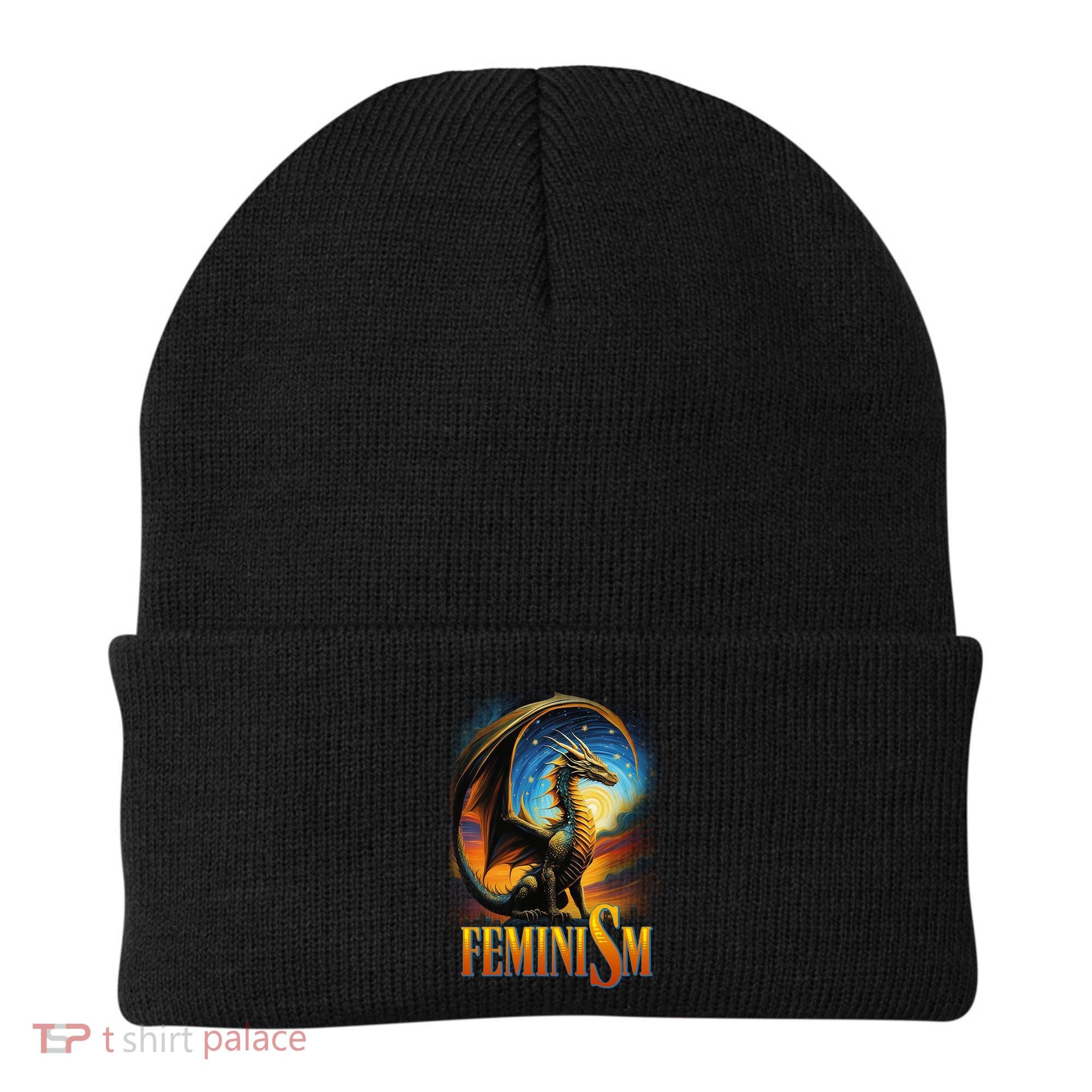 Feminism Dragon Fantasy Beanie