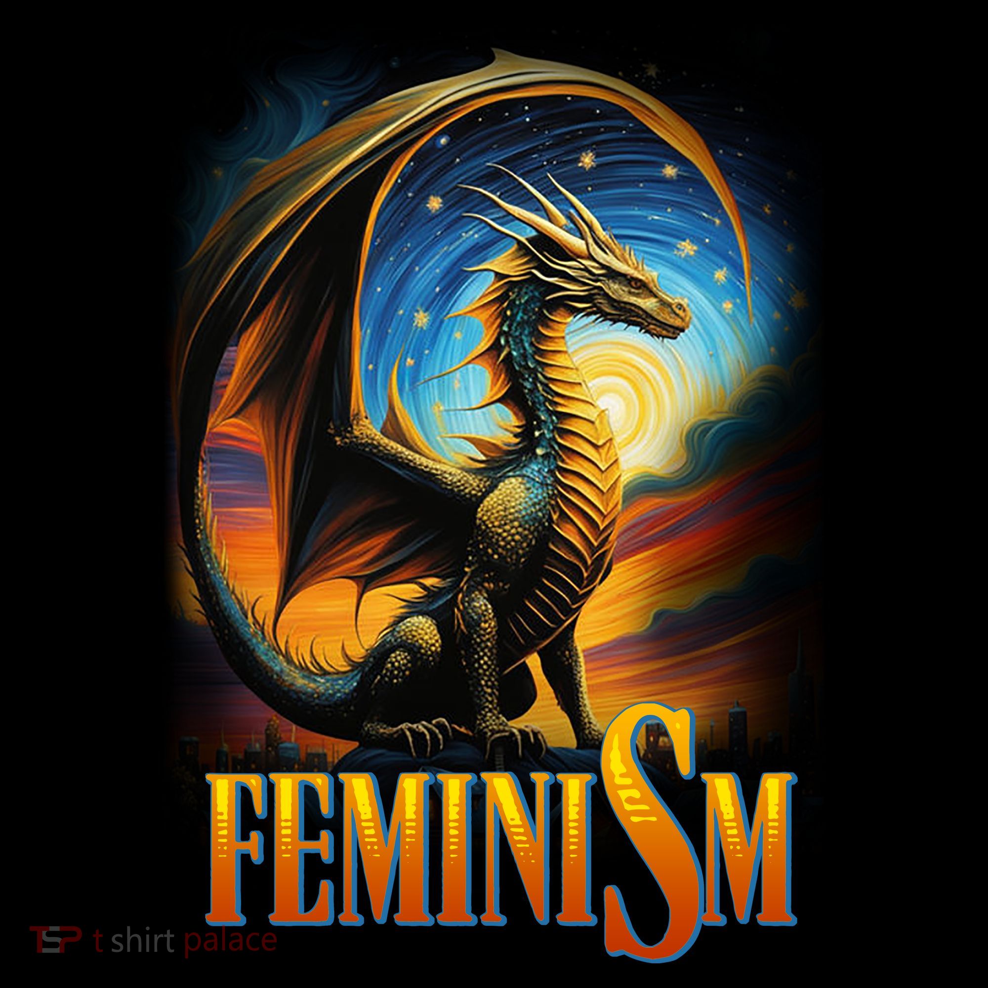 Feminism Dragon Fantasy Coaster