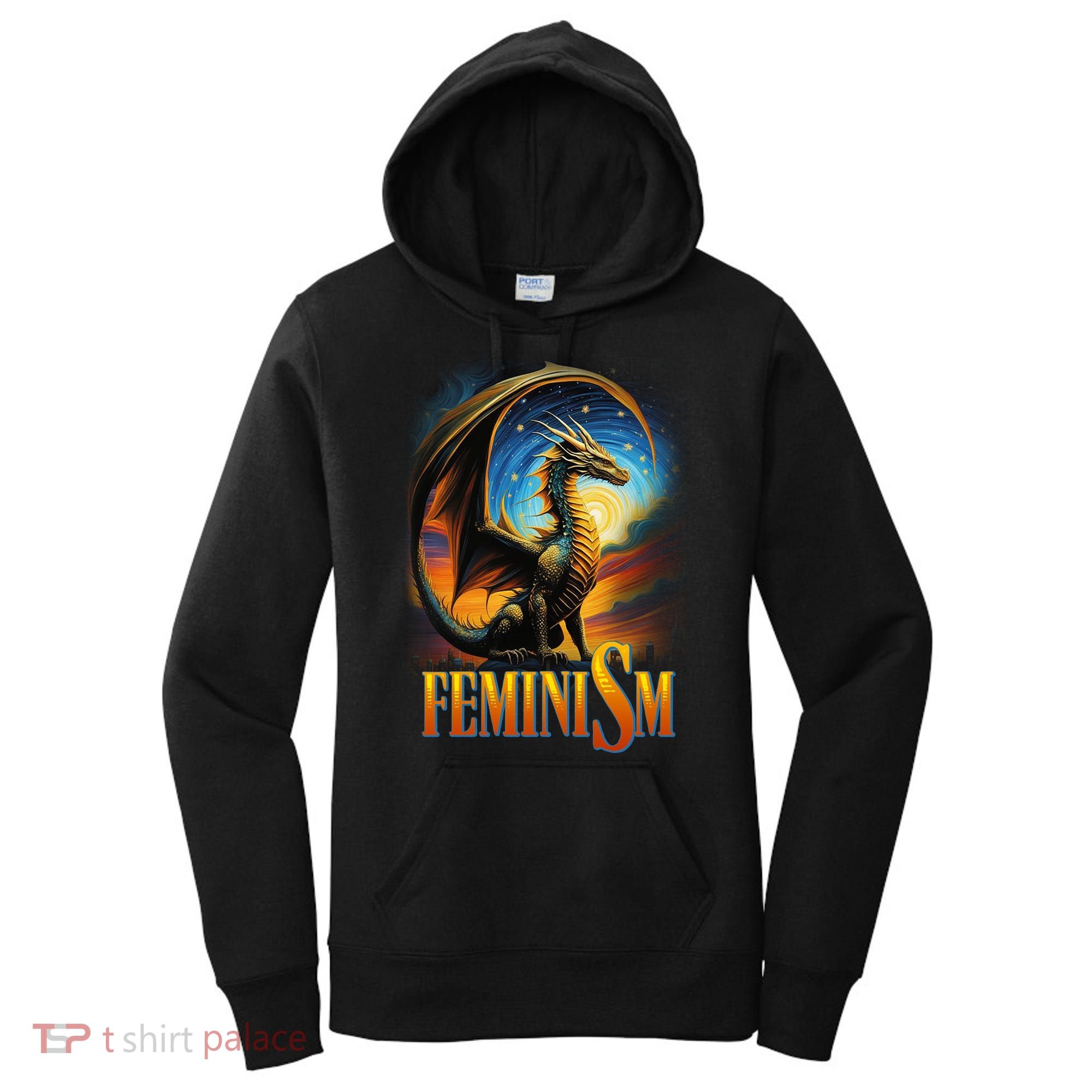 Feminism Dragon Fantasy Women's Hoodie