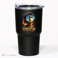 Feminism Dragon Fantasy Tumbler thumb 0