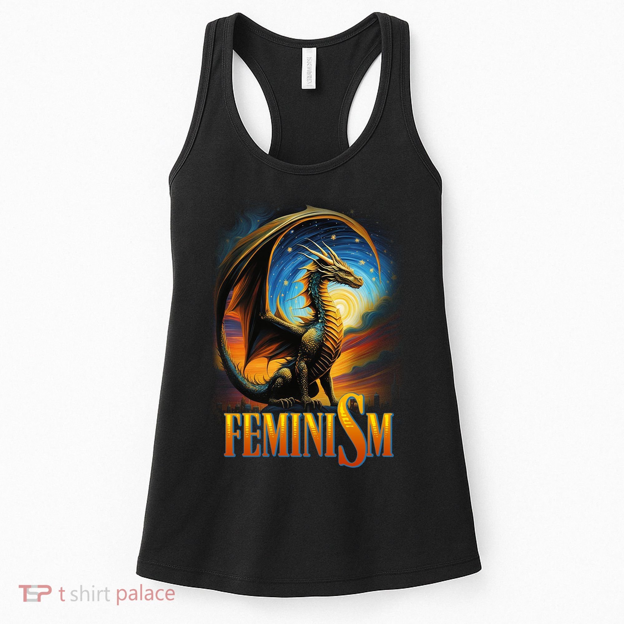 Feminism Dragon Fantasy Women's Tank Top
