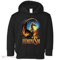 Feminism Dragon Fantasy Toddler Hoodie thumb 0