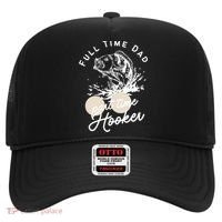 Father's Day Full Time Dad Part Time Hooker Gift Fishing Dad Hat thumb 0