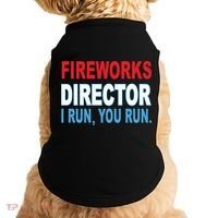 Fireworks Director Funny I Run You Run Doggie Tank thumb 0