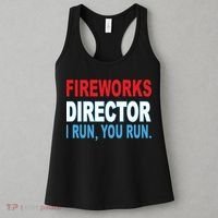 Fireworks Director Funny I Run You Run Women's Tank Top thumb 3
