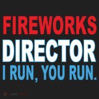Fireworks Director Funny I Run You Run Hat thumb 2
