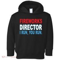 Fireworks Director Funny I Run You Run Toddler Hoodie thumb 0