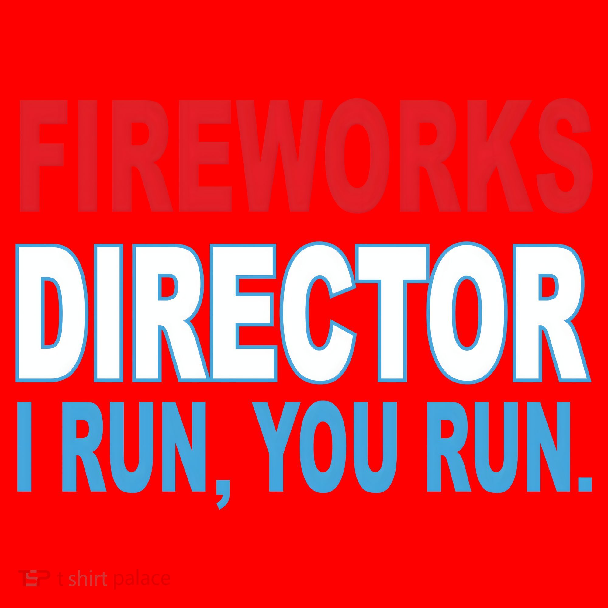 Fireworks Director Funny I Run You Run Santa Hat