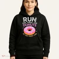 Funny Donut Finish Line Marathon Gift Hoodie thumb 5