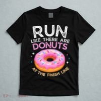 Funny Donut Finish Line Marathon Gift T-Shirt thumb 5