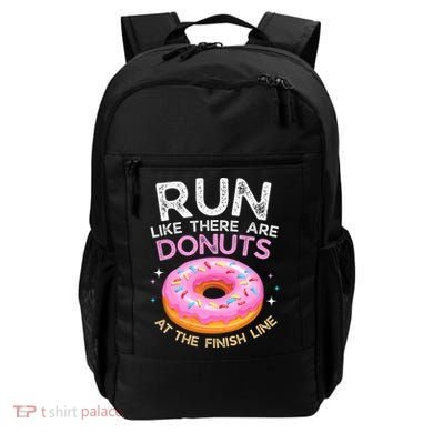Funny Donut Finish Line Marathon Gift Backpack