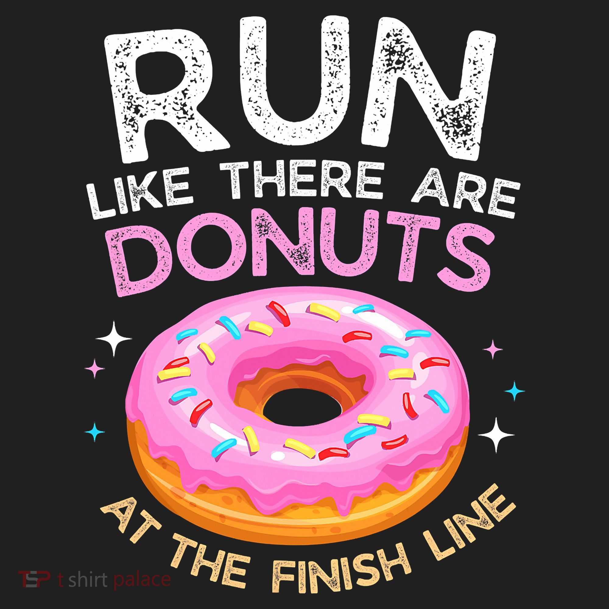 Funny Donut Finish Line Marathon Gift Beanie