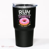 Funny Donut Finish Line Marathon Gift Tumbler thumb 0