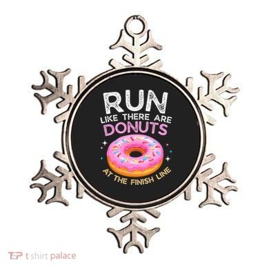 Funny Donut Finish Line Marathon Gift Ornament