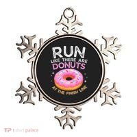 Funny Donut Finish Line Marathon Gift Ornament thumb 0