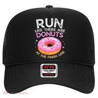Funny Donut Finish Line Marathon Gift Hat thumb 0