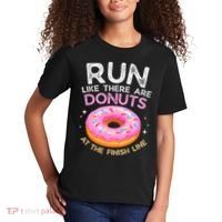 Funny Donut Finish Line Marathon Gift Kids T-Shirt thumb 2