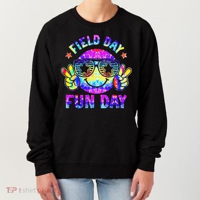 Field Day Fun Day Colorful Teacher Students Women's Sweatshirt