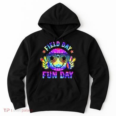 Field Day Fun Day Colorful Teacher Students Hoodie