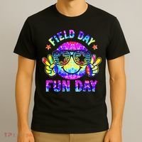 Field Day Fun Day Colorful Teacher Students T-Shirt thumb 3