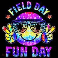 Field Day Fun Day Colorful Teacher Students T-Shirt thumb 7