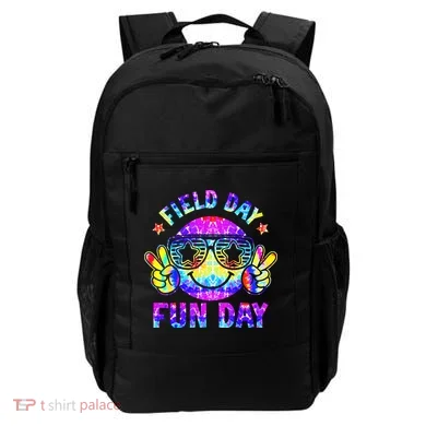 Field Day Fun Day Colorful Teacher Students Backpack