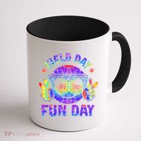 Field Day Fun Day Colorful Teacher Students Coffee Mug thumb 1