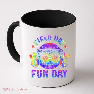 Field Day Fun Day Colorful Teacher Students Coffee Mug