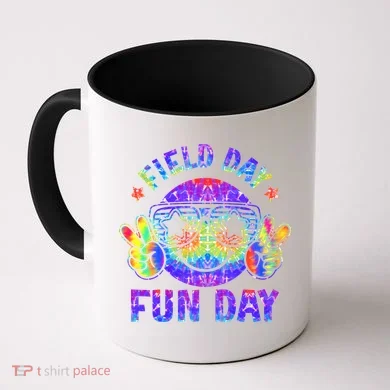 Field Day Fun Day Colorful Teacher Students Coffee Mug