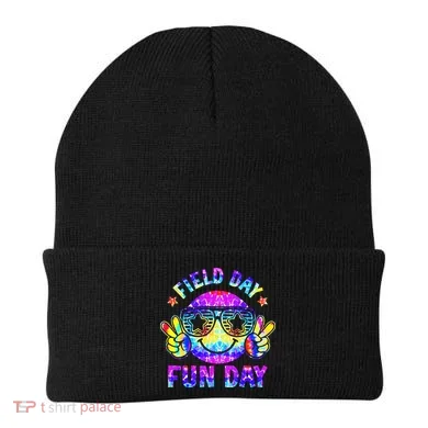 Field Day Fun Day Colorful Teacher Students Beanie