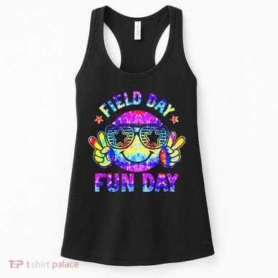 Field Day Fun Day Colorful Teacher Students Women's Tank Top