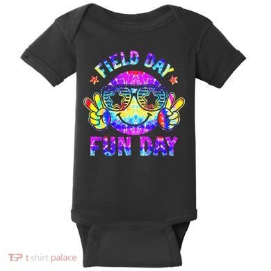 Field Day Fun Day Colorful Teacher Students Baby Bodysuit