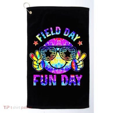 Field Day Fun Day Colorful Teacher Students Golf Towel