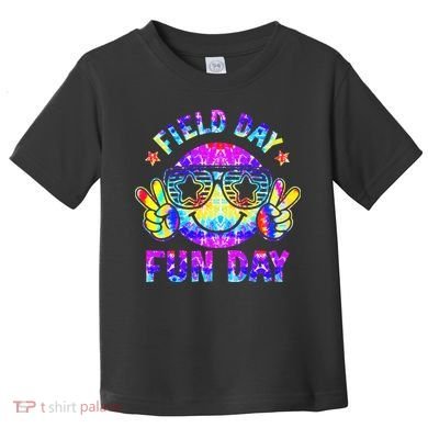 Field Day Fun Day Colorful Teacher Students Toddler T-Shirt