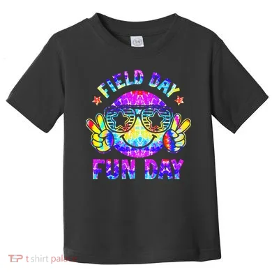 Field Day Fun Day Colorful Teacher Students Toddler T-Shirt