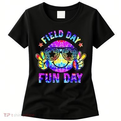 Field Day Fun Day Colorful Teacher Students Women's T-Shirt
