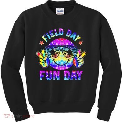 Field Day Fun Day Colorful Teacher Students Kids Sweatshirt