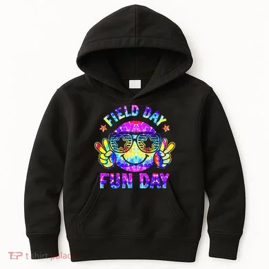 Field Day Fun Day Colorful Teacher Students Kids Hoodie