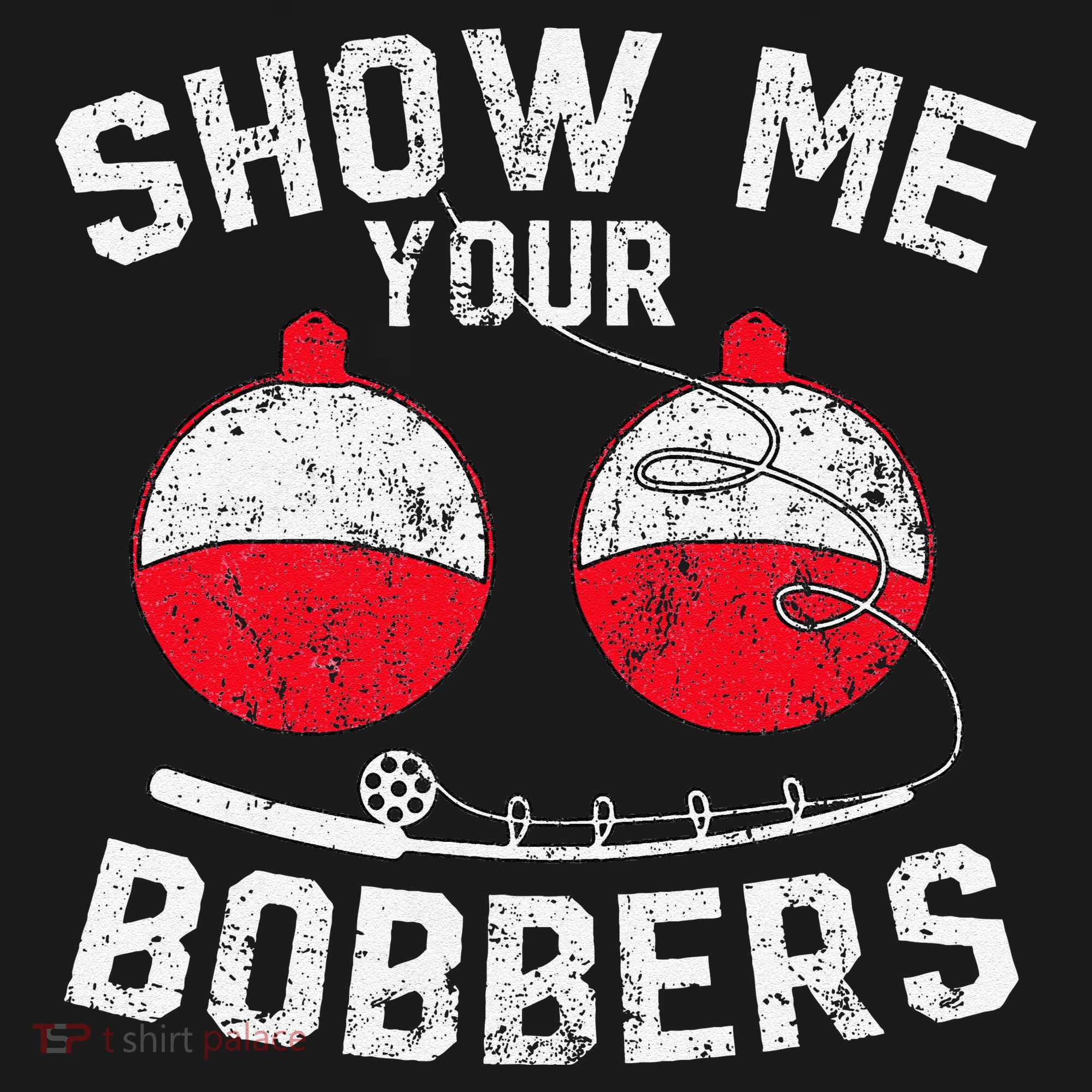 Fathers Day Funny Show Me Your Bobbers Cool Fishing Ornament