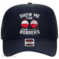 Fathers Day Funny Show Me Your Bobbers Cool Fishing Hat thumb 0