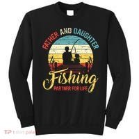 Father Daughter Fishing Partner For Life Retro Matching Dad Sweatshirt thumb 0