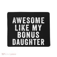Fathers Day From Stepdaughter Awesome Like My Daughter Mousepad thumb 0