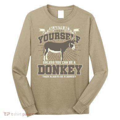 Funny Donkey Long Sleeve Shirt