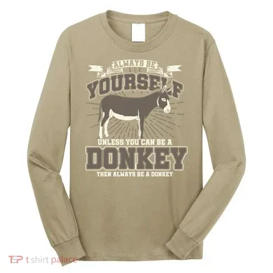 Funny Donkey Long Sleeve Shirt