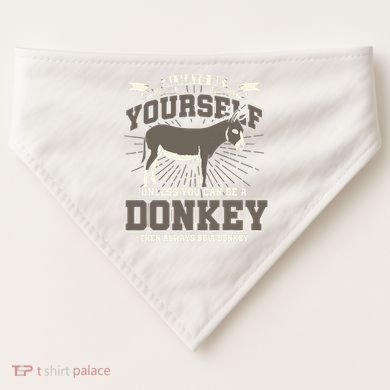 Funny Donkey USA-Made Doggie Bandana