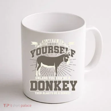 Funny Donkey Coffee Mug back